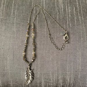 American Eagle Outfitters sparkle silver necklace